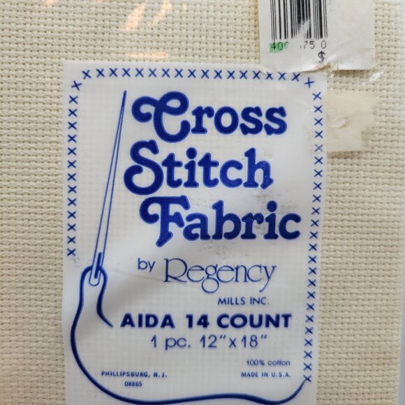 Aida 14 Count Lot of 8 Cross Stitch Fabric Cotton Asst Colors 12 x 18 Each - Picture 5 of 9